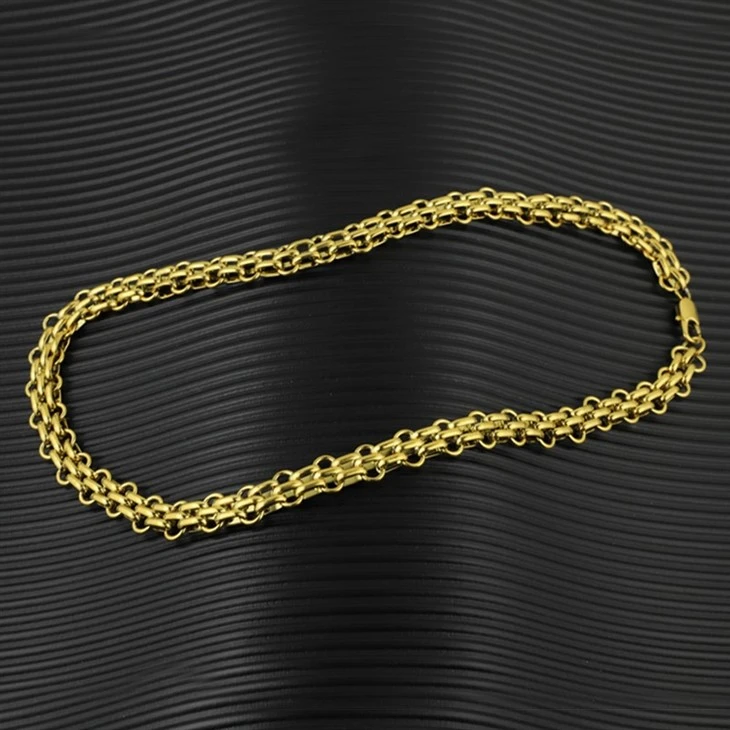 Bold Double-Layer Link Chain Statement Necklace best